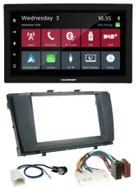Автомагнитола для Toyota Avensis 2009–2015 Blaupunkt 2DIN, DAB, Bluetooth, USB, MP3
