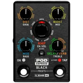 Line 6 POD Express Black Guitar Effects Pedal