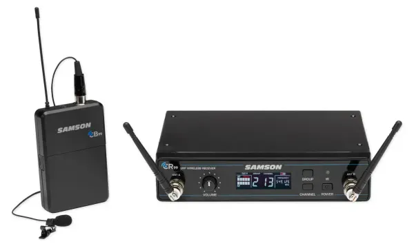 SAMSON Concert 99 Presentation Wireless Lavalier Microphone Mic System K-Band