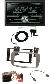 Pioneer CD USB MP3 Bluetooth 2DIN DAB Autoradio für Ford Mondeo 07-14 S-Max silb