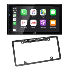 JVC KW-V660BT 6.8" CD/DVD Receiver w/ 50% Off Belva BLPCAM2 Backup Cam