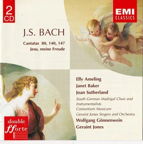 ELLY AMELING / JANET BAKER / JOAN SUTHERLAND - J.S. Bach: Cantatas 80,  140,  147 - Jesu,  Meine Freude (2CD)
