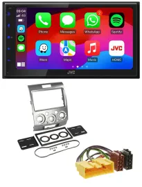 JVC Bluetooth USB MP3 2DIN DAB Autoradio für Ford Ranger 2AB 2007 2011
