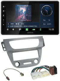Автомагнитола Kenwood MP3, Bluetooth, USB, DAB для Renault Megane 3 (2012–2014), серый
