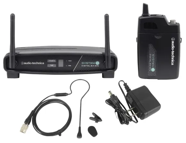 Audio Technica ATW-1101/H92 System 10 Digital Wireless Headset Microphone System