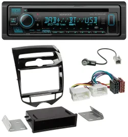 Автомагнитола Kenwood Bluetooth DAB CD MP3 USB для Hyundai ix20 (с 2010), совместима с автоматическим климатом