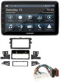 Blaupunkt USB DAB SD MP3 Bluetooth Autoradio für Toyota Corolla 2009-2012 silber