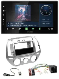 Kenwood MP3 Bluetooth USB DAB Autoradio für Hyundai i20 (12-14) man. Klima