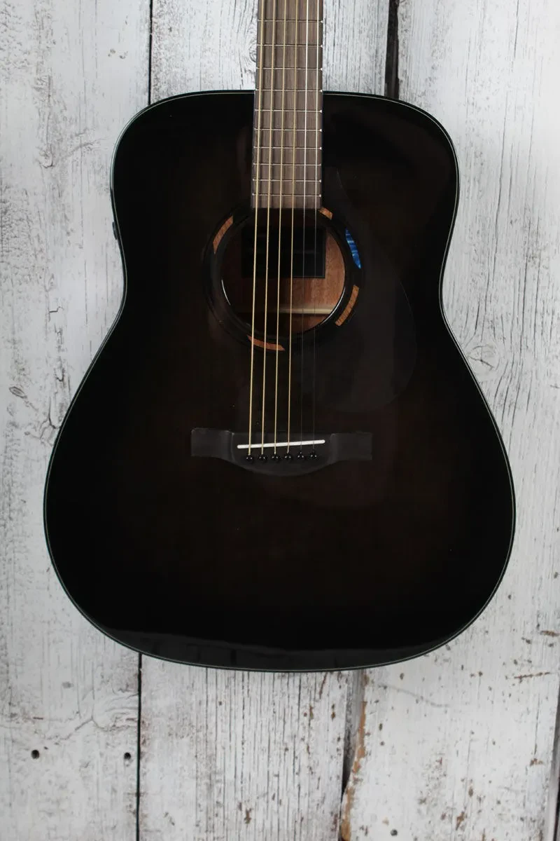 Б/У Электроакустическая гитара Yamaha TransAcoustic Dreadnought 25.6", 20 ладов, верхняя дека массив ель, корпус махагони, правша, Translucent Black, без выреза, с чехлом