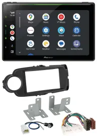 Pioneer 2DIN MP3 USB Bluetooth DAB Autoradio für Toyota Yaris 11-20 schwarz