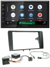 Kenwood DAB Bluetooth USB MP3 2DIN Autoradio für Audi A3 06-12 8P Infinity Aktiv