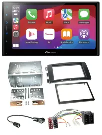 Pioneer DAB USB MP3 Bluetooth 2DIN Autoradio für Smart ForFour 04-06 ForTwo 07-1