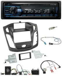 Alpine USB Bluetooth DAB Lenkrad Autoradio für Ford Focus DYB 2011-2014