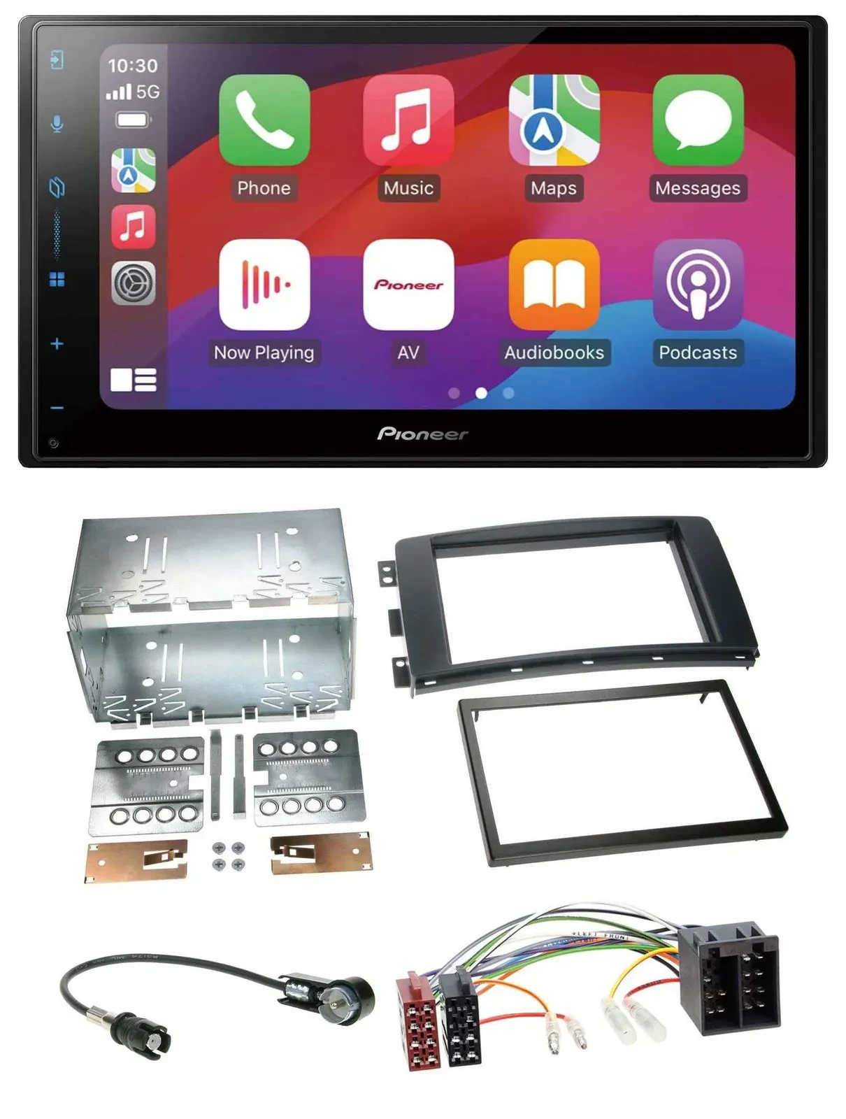 Pioneer DAB USB MP3 Bluetooth 2DIN Autoradio für Smart ForFour 04-06 ForTwo 07-1