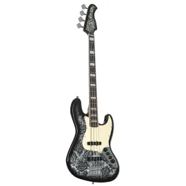 Fame Custom JB 4 Black Paisley - E-Bass