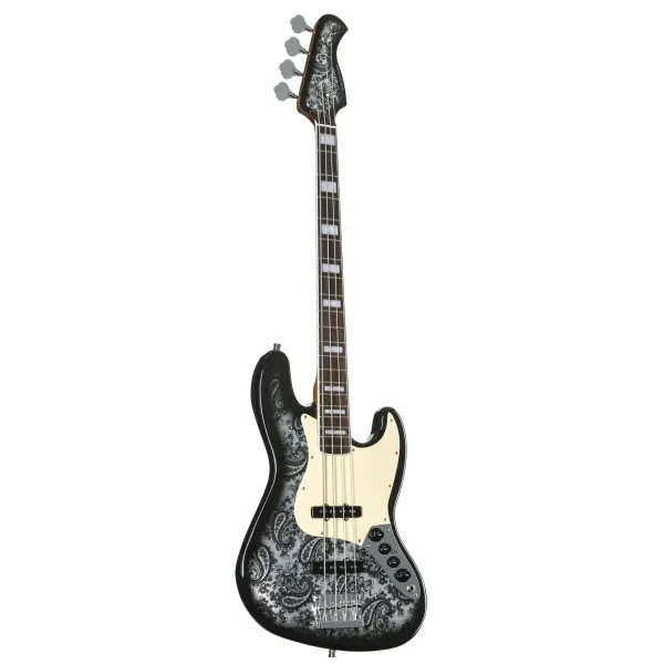 Fame Custom JB 4 Black Paisley - E-Bass