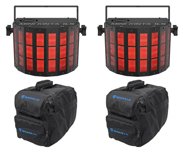 Светодиодный прибор Chauvet DJ Mini Kinta ILS RGBW LED с чехлом (пара)