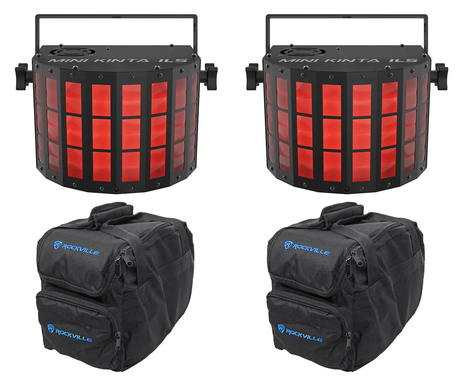 Светодиодный прибор Chauvet DJ Mini Kinta ILS RGBW LED с чехлом (пара)