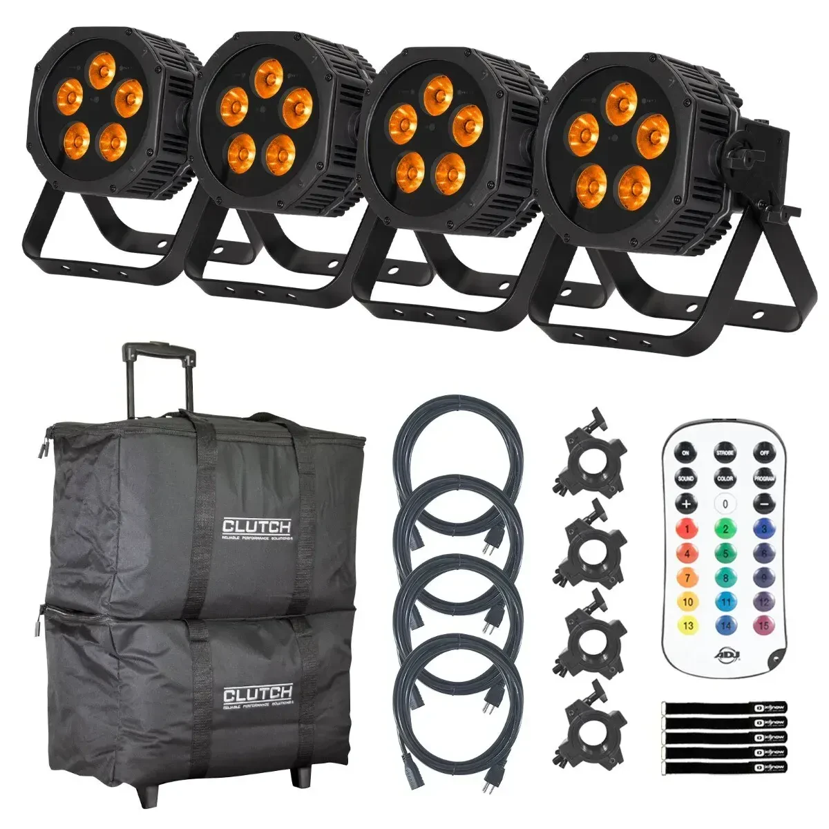 Светодиодный прибор American DJ Mirage Par H IP с аксессуарами (4 штуки)