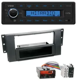 Автомагнитола для Land Rover Freelander 2007–2010 VDO 1 DIN, USB, AUX, MP3
