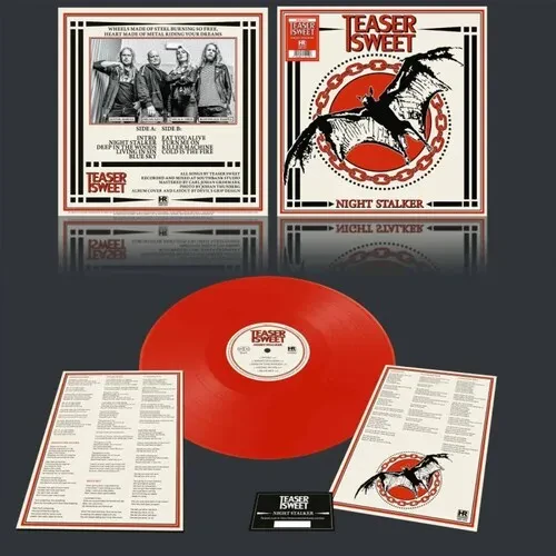 Виниловая пластинка Teaser Sweet - Night Stalker - Red [New Vinyl LP] Colored Vinyl, Red, Digital Do