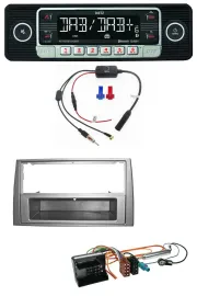 Dietz MP3 DAB Bluetooth USB Autoradio für Peugeot 308 07-09 dunkelsilber
