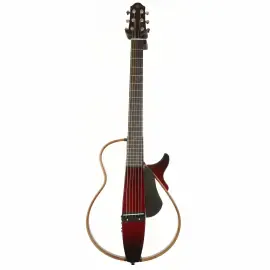 Электроакустическая гитара Yamaha SLG200S Crimson Red Burst с чехлом