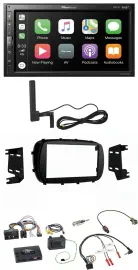 Pioneer USB 2DIN Bluetooth DAB Lenkrad Autoradio für Fiat 500X ab 2014