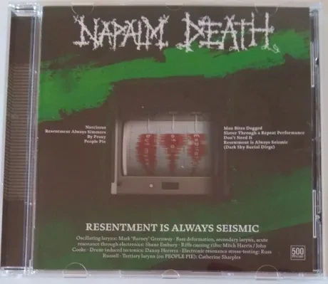 NAPALM DEATH - Resentment Is Always Seismic (CD)