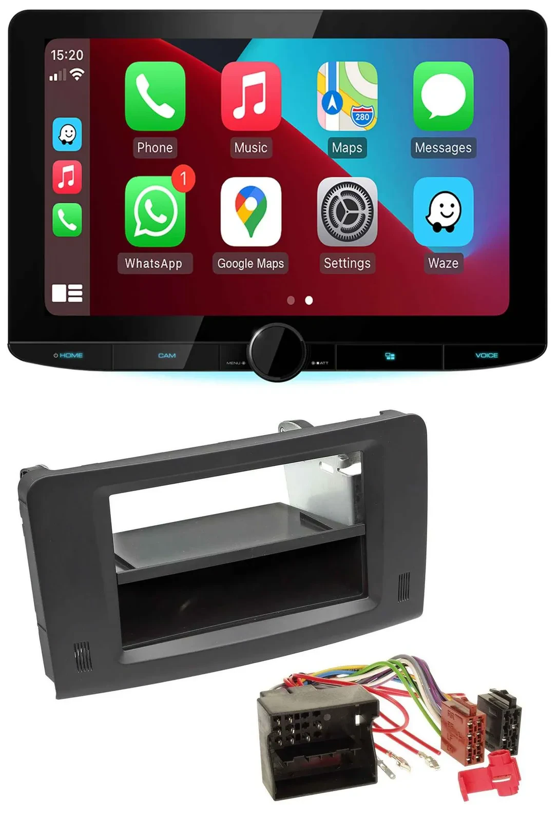 Kenwood MP3 USB DAB Bluetooth Autoradio für Mercedes M-Klasse W164 05-11 Profiva