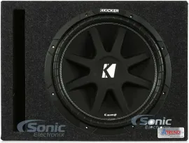 Автомобильный сабвуфер Kicker 43C154 15" 500W в фазоинверторном корпусе (набор)