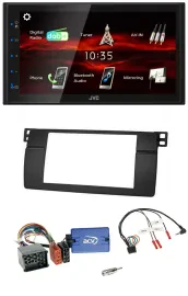 JVC USB Bluetooth Lenkrad DAB 2DIN Autoradio für BMW 3er E46 00-06 Profi