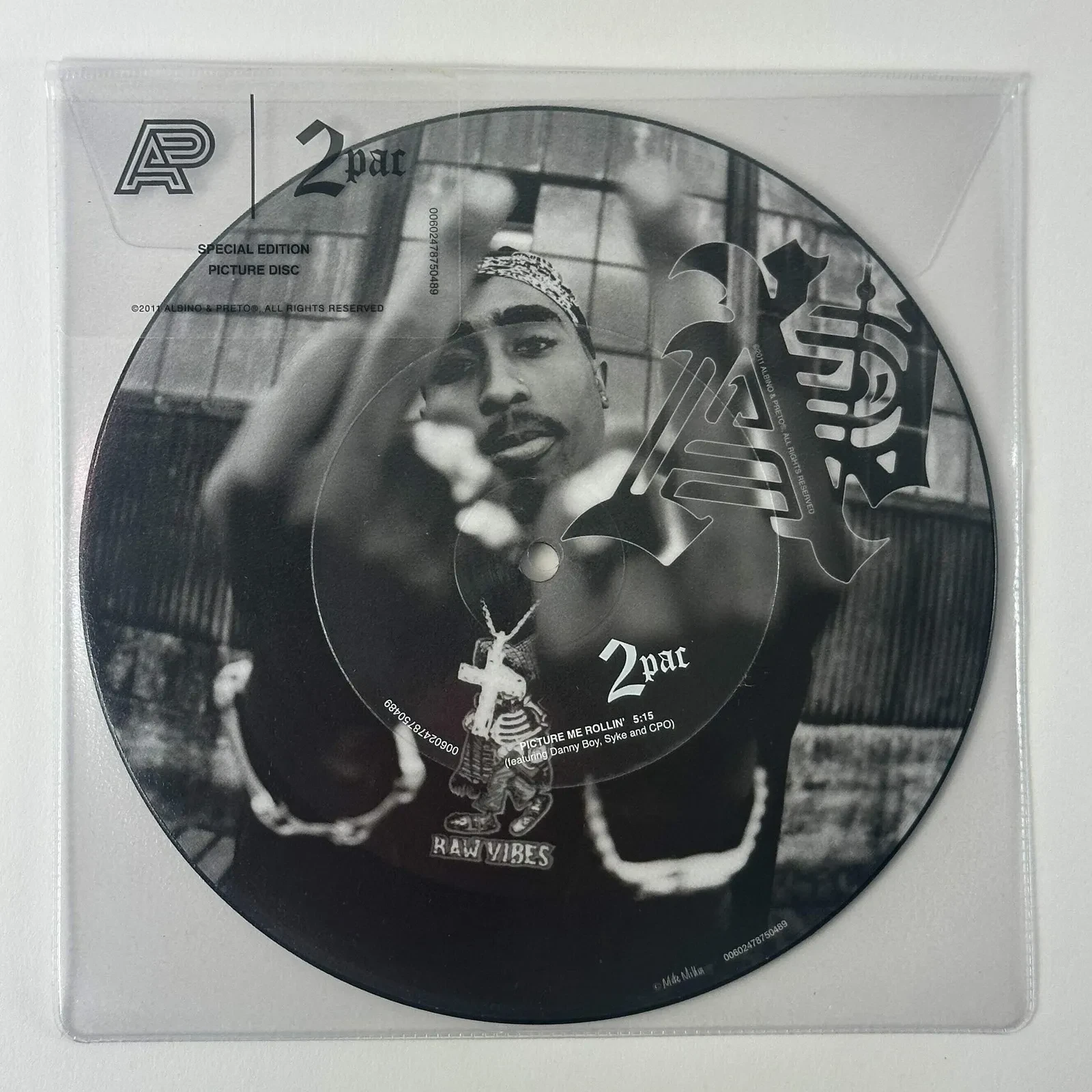 Виниловая пластинка 2Pac - Picture Me Rollin' [7" Picture Disc] NEW Vinyl