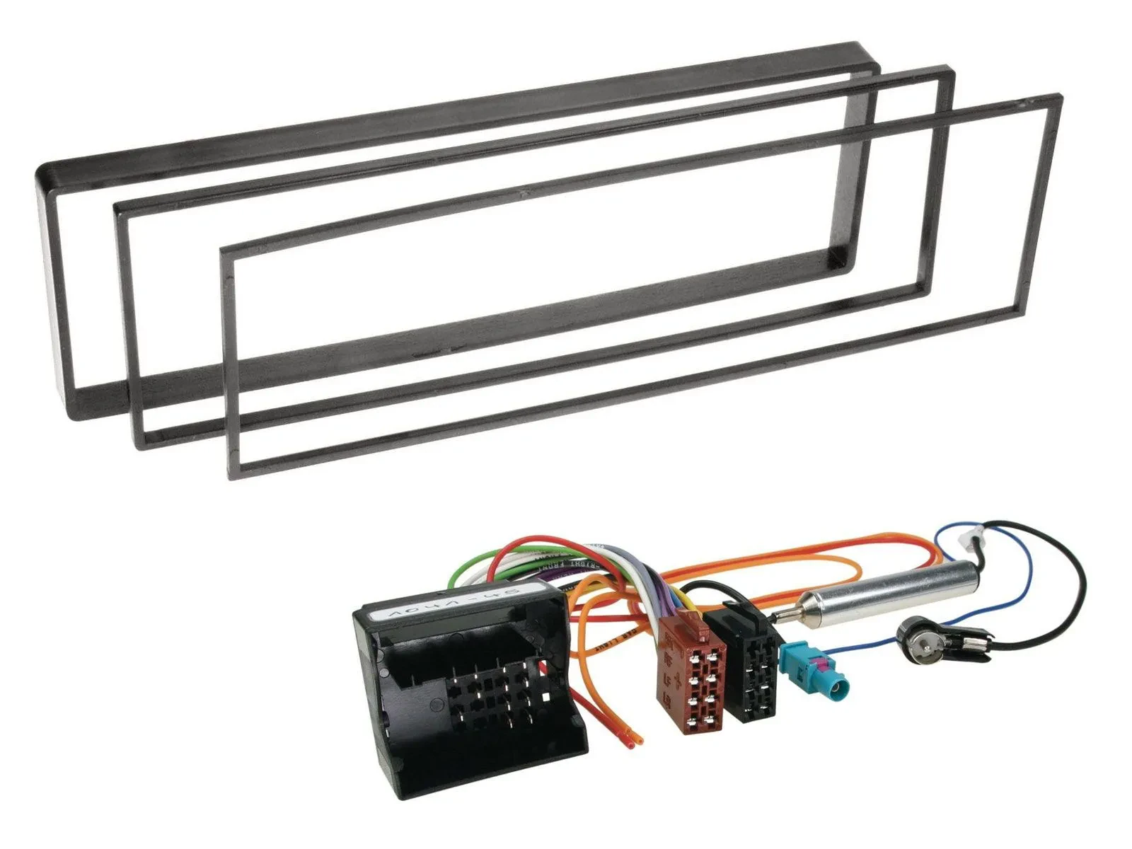 Einbauset DIN Autoradio für Peugeot 307, 1007 (2001-2009)