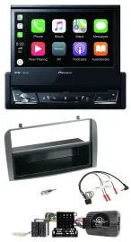 Pioneer DVD Bluetooth DAB USB Lenkrad Autoradio für Alfa 147 GT 07-10 anthrazit