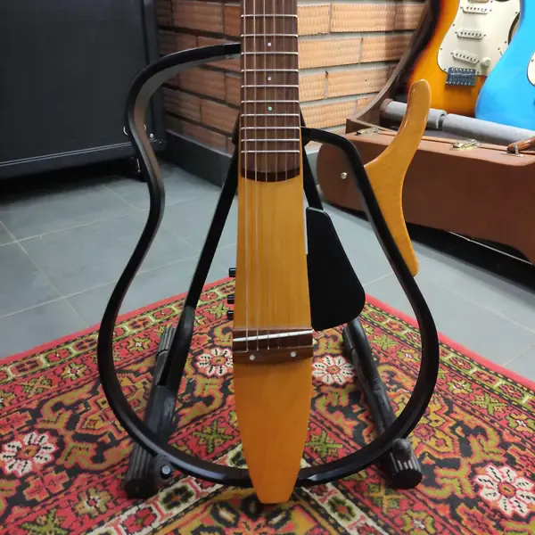 Электроакустическая сайлент-гитара Yamaha SLG100s Indonesia 2000s w/gigbag & AC Adapter