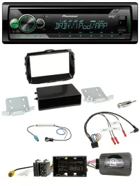 Автомагнитола Pioneer USB/MP3/CD, DAB, для Alfa Giulietta 2013–2021, черный (piano black)