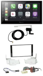 Pioneer USB MP3 2DIN Bluetooth DAB Autoradio für Nissan Micra Note ab 2013