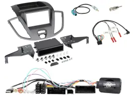 Radioset Lenkradadapter DIN Autoradio für Ford Transit V363 14-19 ohne Display s