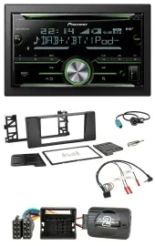 Pioneer Bluetooth Lenkrad DAB 2DIN USB CD Autoradio für BMW 5er E39 01-04 Aktivs