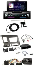 Автомагнитола для Honda Civic Hybrid 2006–2010 Pioneer DAB, Bluetooth, USB, поддержка кнопок на руле