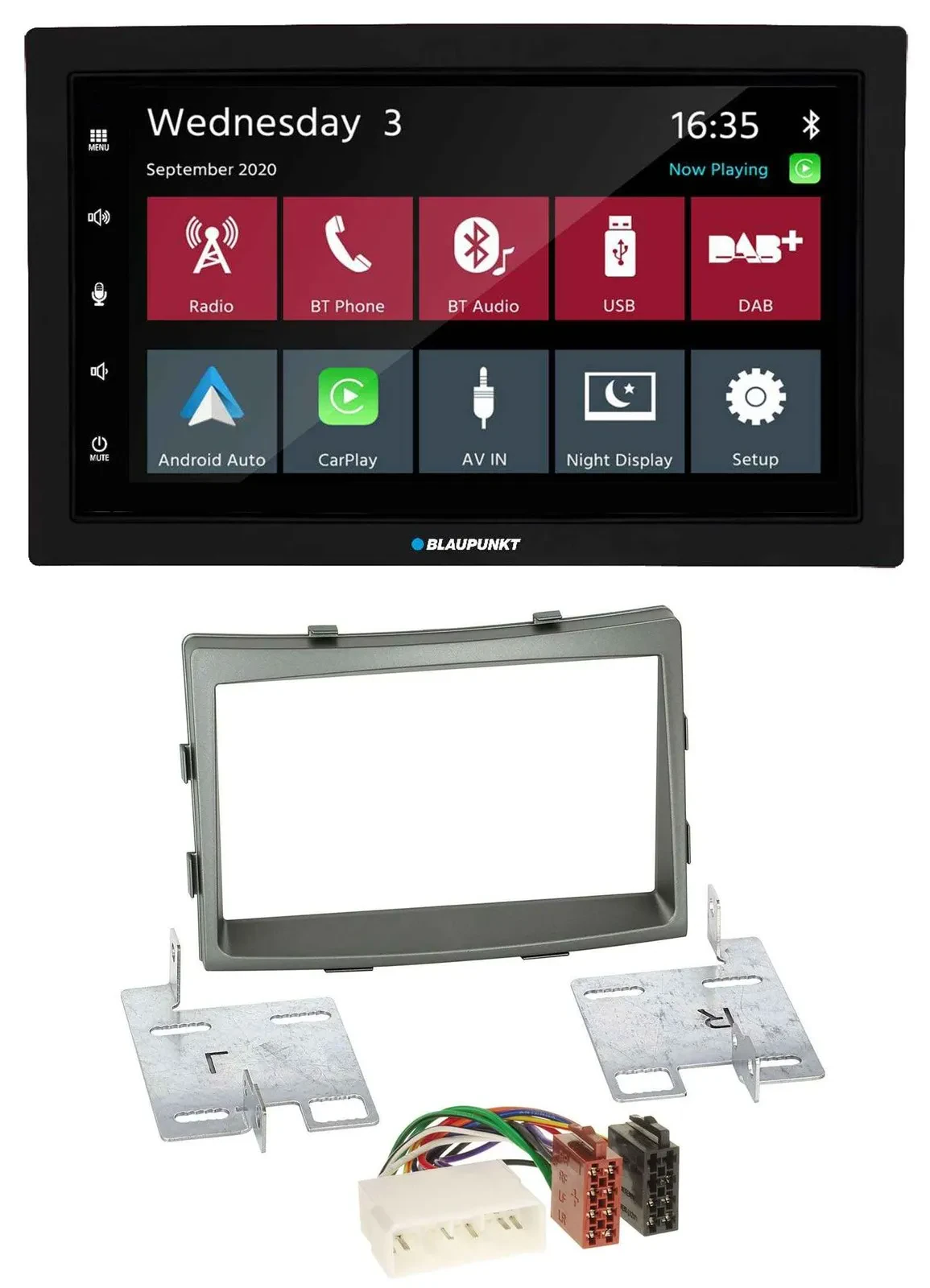 Blaupunkt DAB Bluetooth USB MP3 2DIN Autoradio für SSangYong Rodius ab 2013