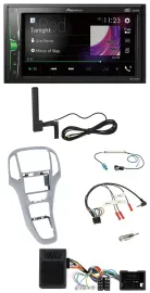 Pioneer MP3 DAB Lenkrad 2DIN Bluetooth Autoradio für Opel Astra J ab 09 Platinsi