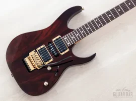 1995 Ibanez RG670 HSH Root Beer, Near-Mint w/ Dimarzio & Lo-Pro Edge