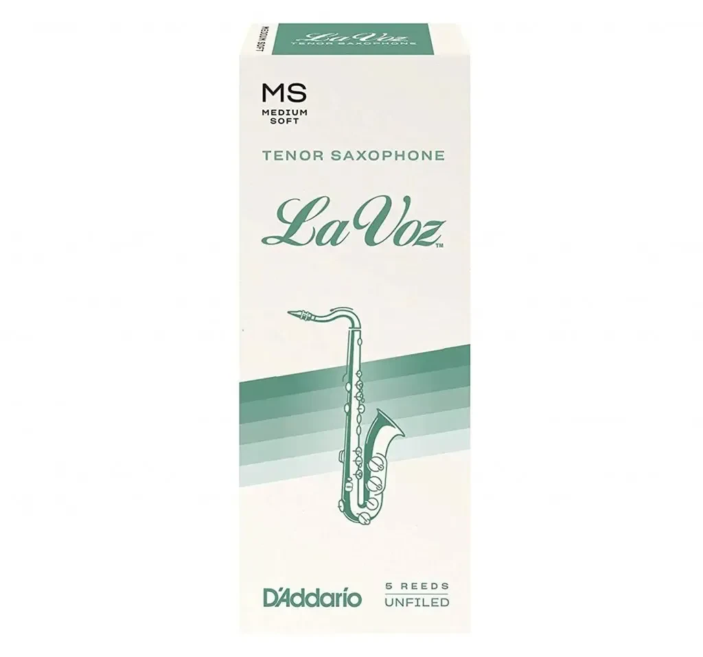 RKC05MS La Voz Трости для саксофона тенор, средне-мягкие (Medium-Soft), 5шт, Rico