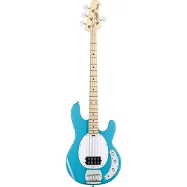Бас-гитара Sterling StingRay Ray4 Maple Fingerboard Bass Chopper Blue White Pickguard