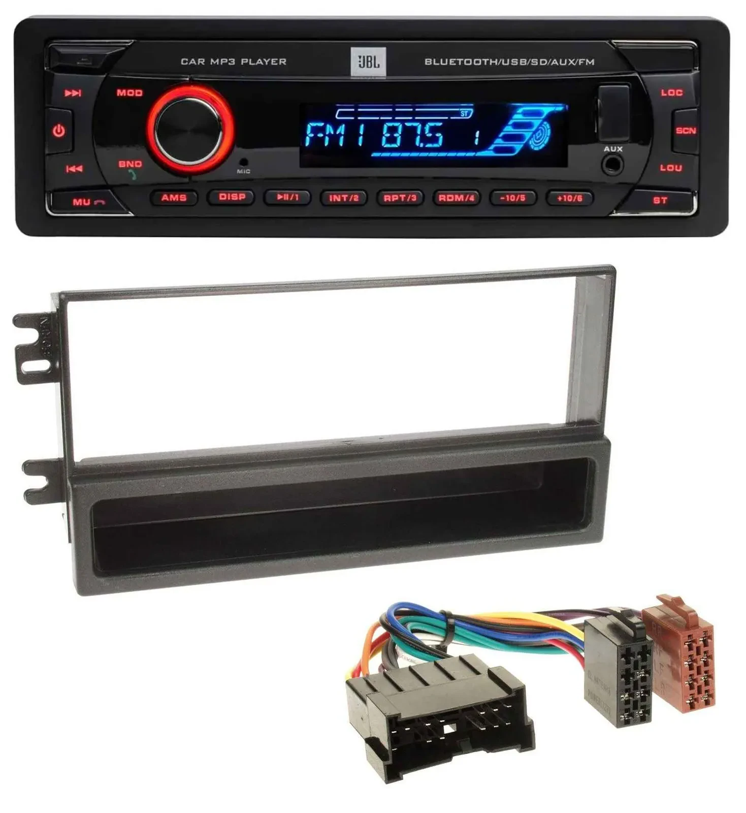 JBL AUX MP3 USB Bluetooth SD Autoradio für Kia Sorento (2002-2006)