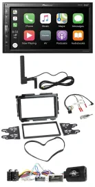 Автомагнитола Pioneer 2-DIN USB Bluetooth DAB для Honda HR-V (RU) с 2015, поддержка управления с руля