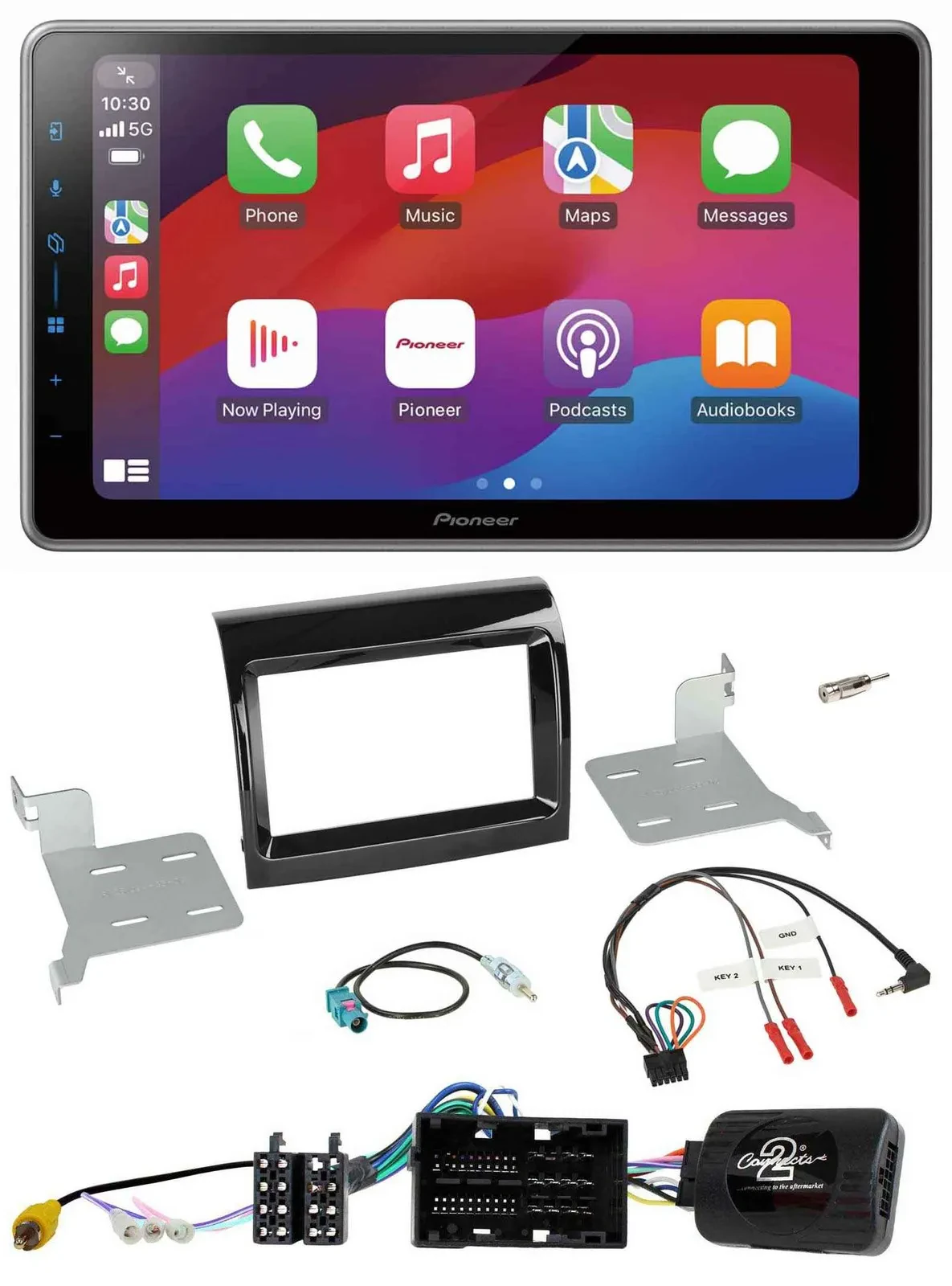 Pioneer Lenkrad USB DAB Bluetooth 2DIN Autoradio für Citroen Fiat Peugeot 2016-2