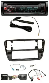 Pioneer USB DAB Lenkrad Bluetooth CD Autoradio für VW Up AA AAN 11-16 Klavierlac